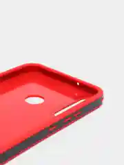 Красный чехол усиленный с рамкой для Huawei Y7 Prime 2020, силиконовый