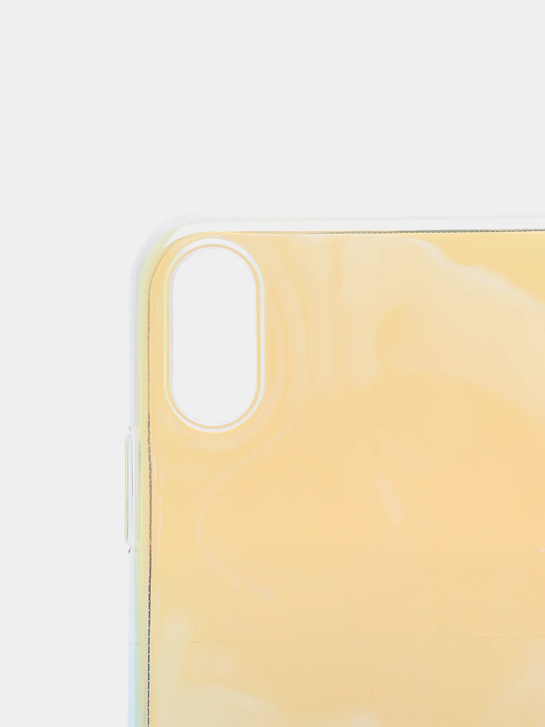 Голубой чехол iPhone XR, Xs Max силиконовый прозрачный с градиентом