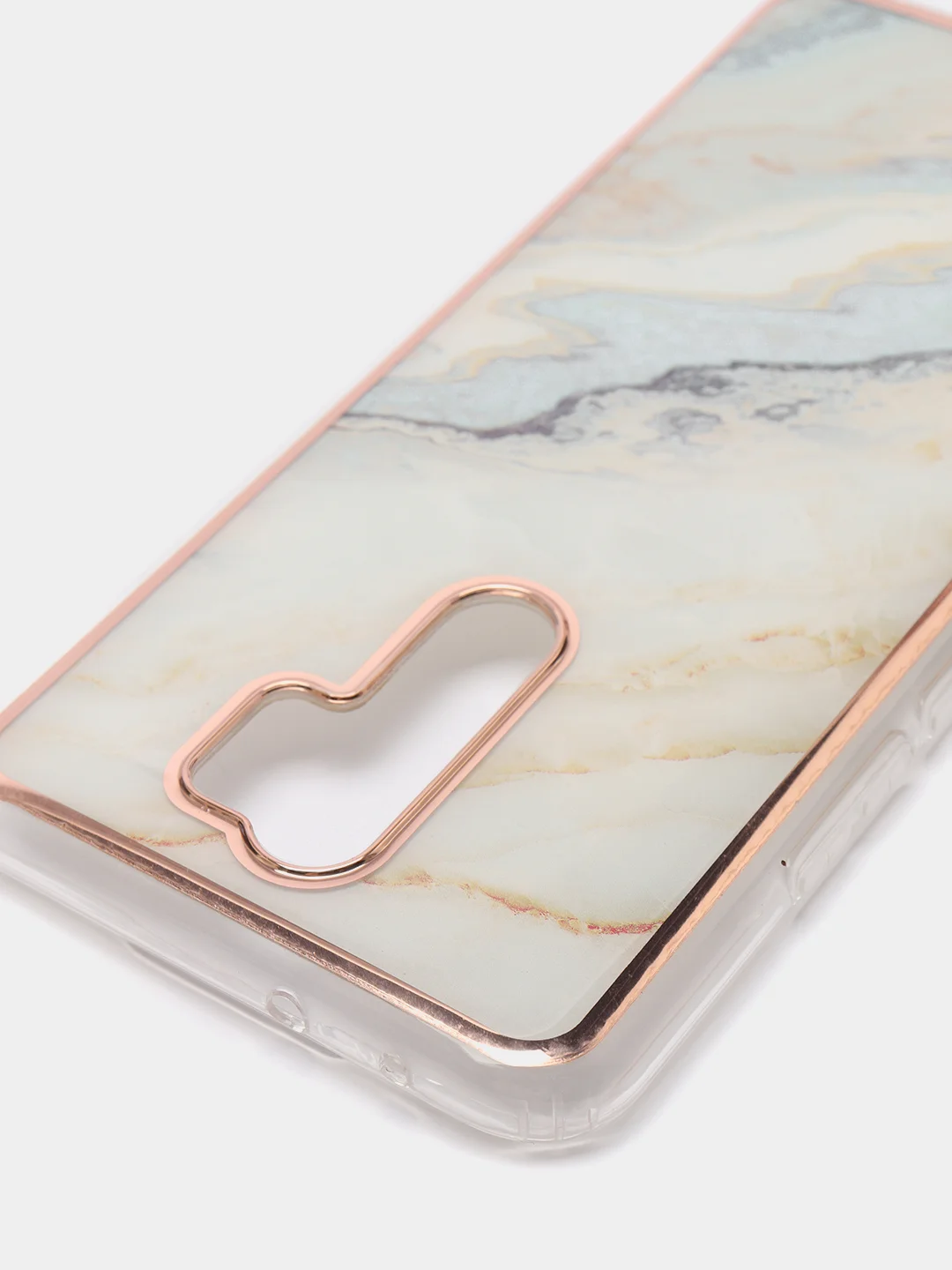 Бежевый меланж чехол Xiaomi Redmi 9, Сяоми Редми 9 силиконовый с мраморным рисунком