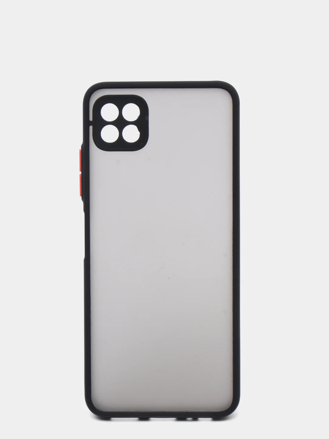 Черный матовый чехол для Samsung A22S, A03S, A12, A22, A32, A52, A72, M12, M32