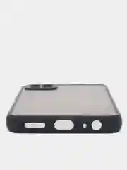 Черный матовый чехол для Samsung A22S, A03S, A12, A22, A32, A52, A72, M12, M32