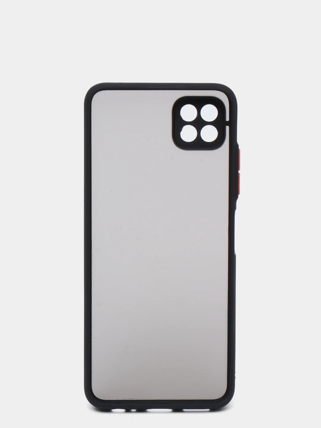 Черный матовый чехол для Samsung A22S, A03S, A12, A22, A32, A52, A72, M12, M32