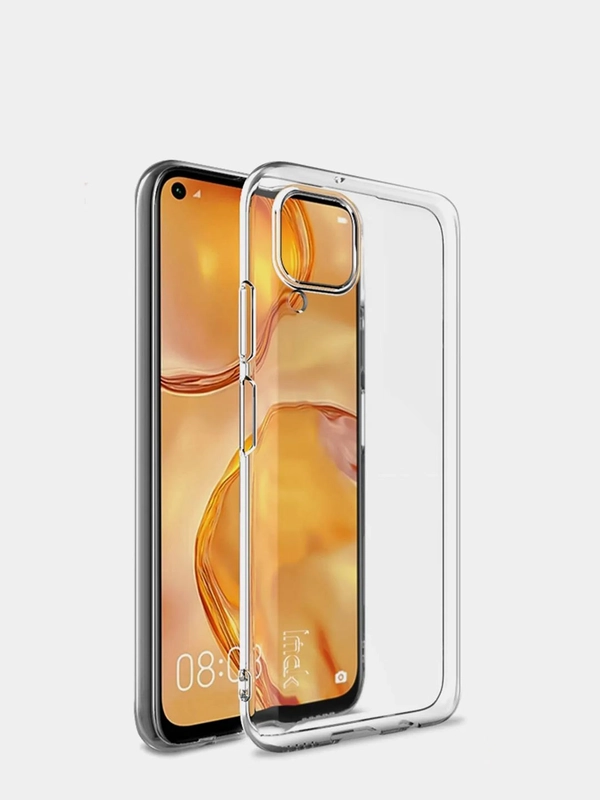 Чехол прозрачный Huawei P40 Lite, Хуавей П40 Лайт, силиконовый