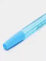 Голубой ручка шариковая Tribase Neon