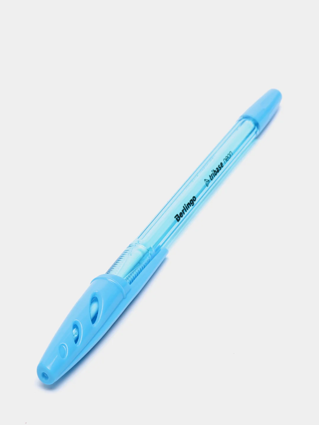 Голубой ручка шариковая Tribase Neon