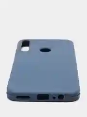Синий чехол усиленный с рамкой для Huawei Y7 Prime 2020, силиконовый