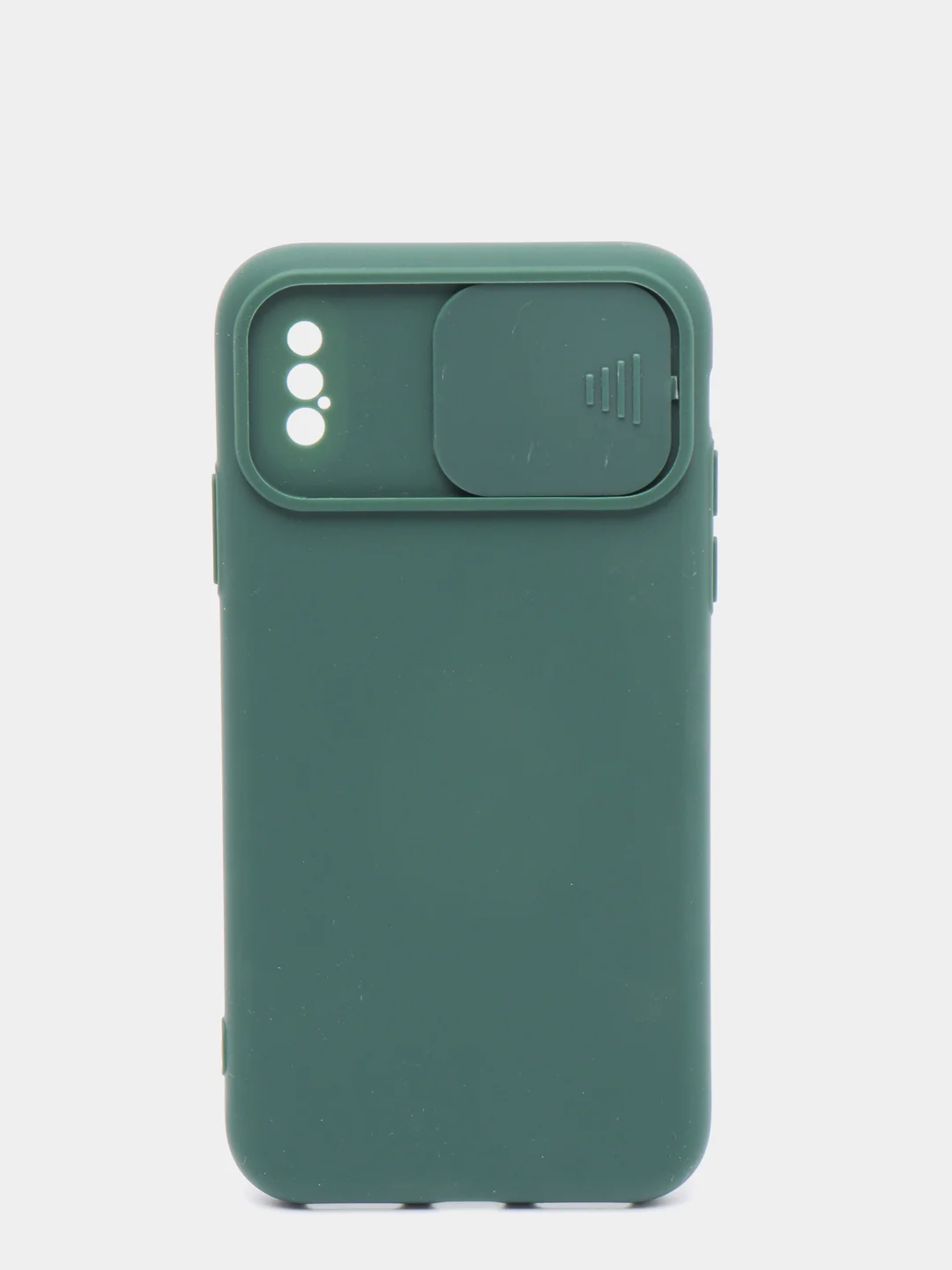 Морской чехол iPhone X / Xs силиконовый с закрывающейся камерой