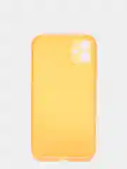 Оранжевый яркий силиконовый чехол iPhone XR, 11, 12 Mini, 12 Pro, 12 Pro Max