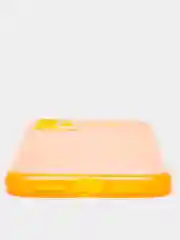 Оранжевый яркий силиконовый чехол iPhone XR, 11, 12 Mini, 12 Pro, 12 Pro Max