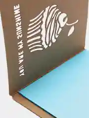 Небесно-голубой открытка крафт мини