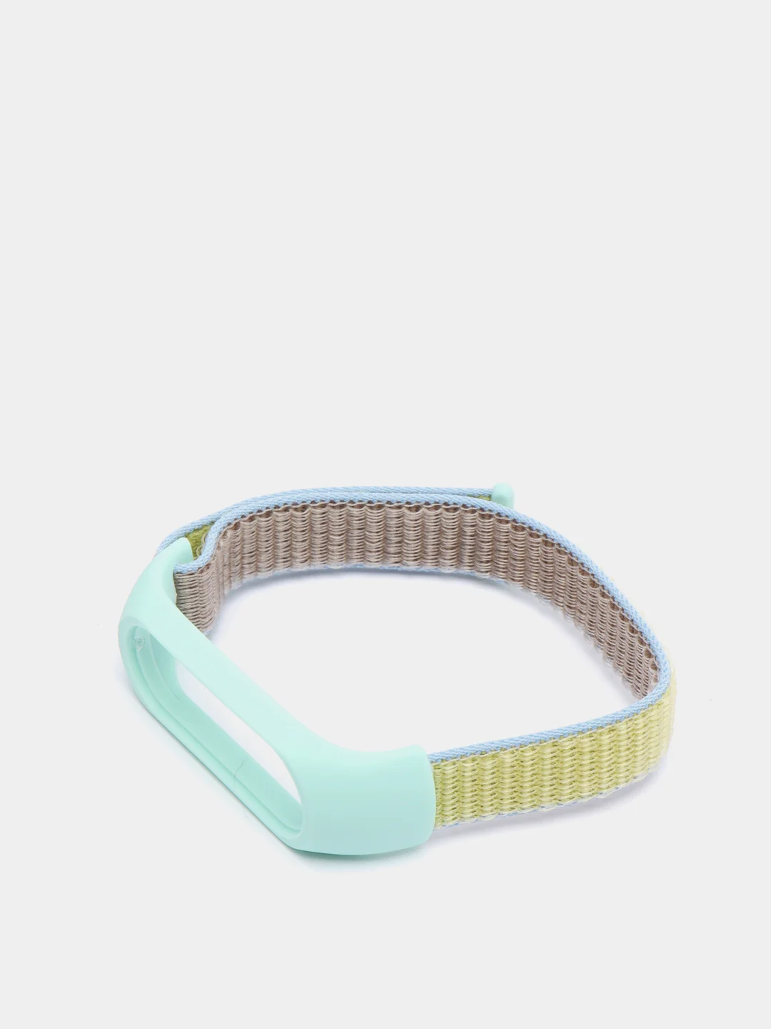 Бирюзовый ремешок нейлоновый тканевый для Xiaomi Mi Band 3/4/5/6