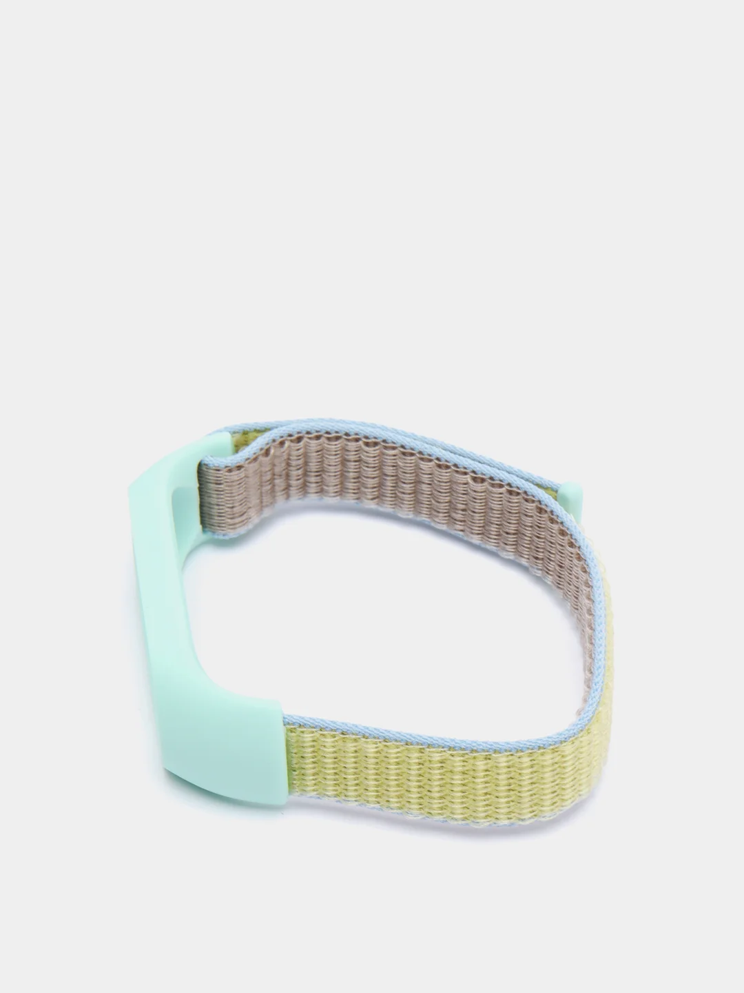 Бирюзовый ремешок нейлоновый тканевый для Xiaomi Mi Band 3/4/5/6