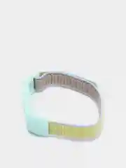 Бирюзовый ремешок нейлоновый тканевый для Xiaomi Mi Band 3/4/5/6