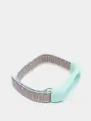 Бирюзовый ремешок нейлоновый тканевый для Xiaomi Mi Band 3/4/5/6