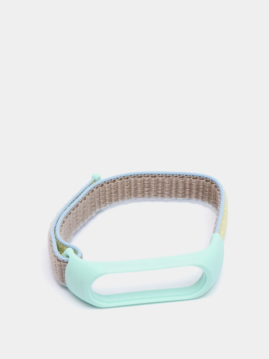 Бирюзовый ремешок нейлоновый тканевый для Xiaomi Mi Band 3/4/5/6