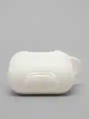Белый чехол для AirPods c карабином