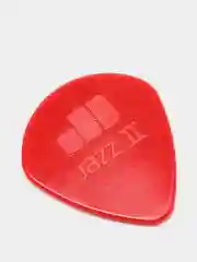 Красный медиатор гитарный Dunlop 47R2 Nylon Jazz II, 1.18 мм