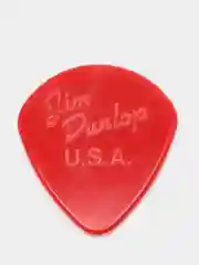 Красный медиатор гитарный Dunlop 47R2 Nylon Jazz II, 1.18 мм