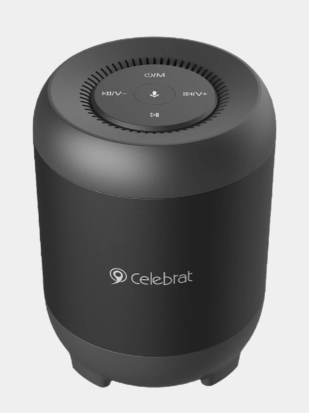 Черный беспроводная bluetooth колонка Celebrat FLY-3, портативная акустика