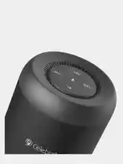 Черный беспроводная bluetooth колонка Celebrat FLY-3, портативная акустика