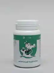 Пивные дрожжи "Блестящая шерсть" для кошек и собак, с морской капустой, 80 таблеток