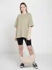 Бежевый сумка тканевая, унисекс