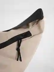 Бежевый сумка тканевая, унисекс