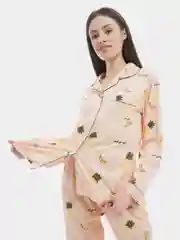 Конфетный пижама женская с принтом