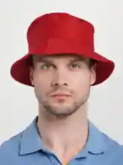 Багровый панама однотонная мужская, женская