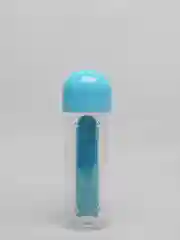 Голубой бутылка для воды с таблетницей