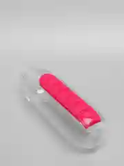 Розовый бутылка для воды с таблетницей