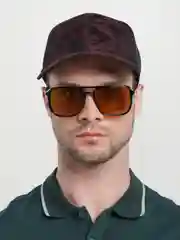 Багровый бейсболка хаки с сеткой