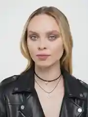 Серый меланж чокер