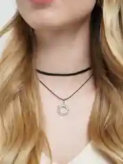 Серебряный чокер