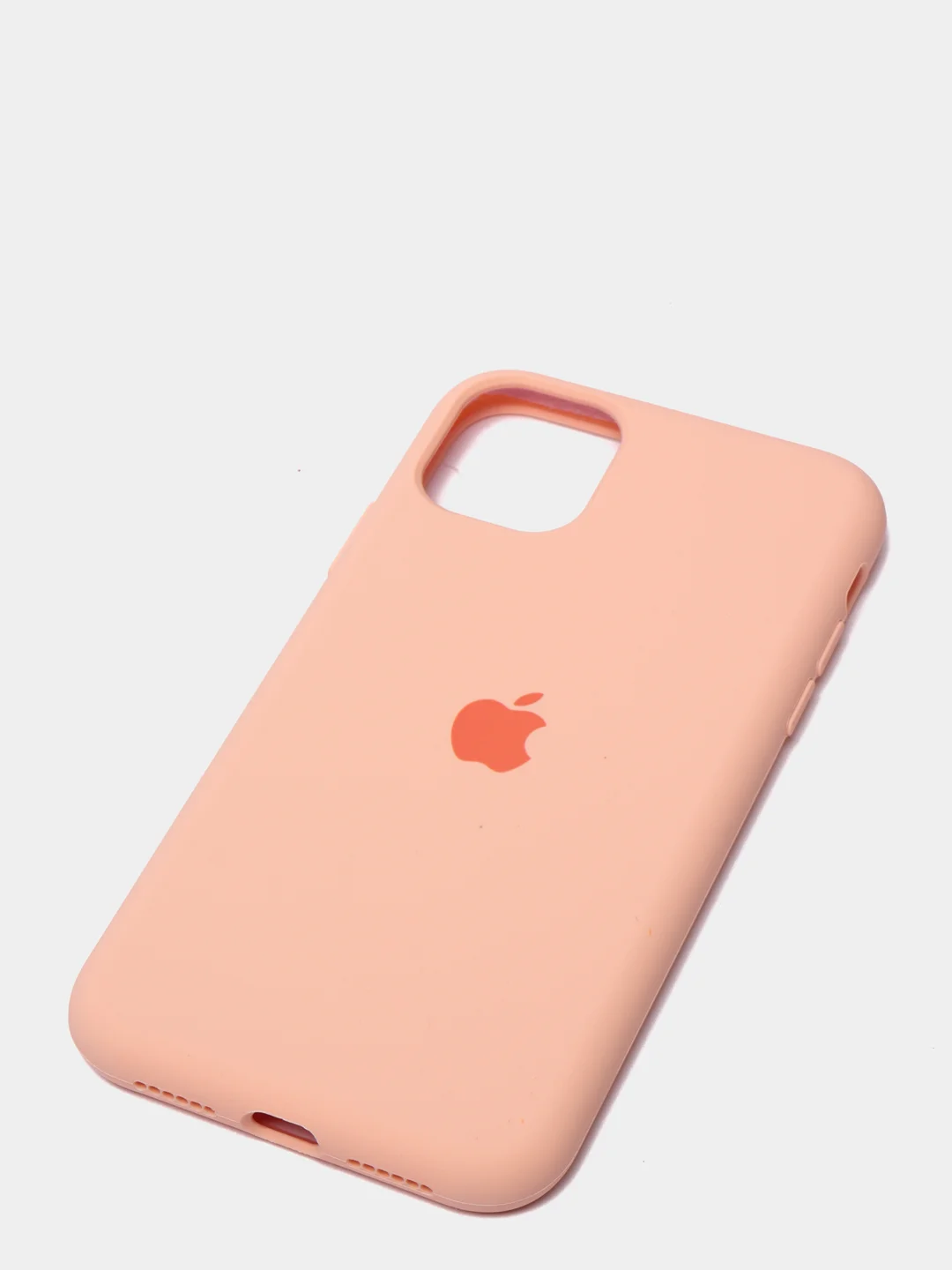 Карамельный чехол Silicone Case для iPhone 11 с закрытым низом