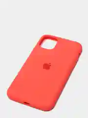 Коралловый чехол Silicone Case для iPhone 11 с закрытым низом
