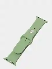 Салатовый ремешок для Apple Watch, силиконовый
