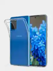 Чехол Samsung Galaxy S20, Самсунг Галакси С20 прозрачный, силиконовый