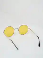 Золотой очки круглые, солнцезащитные