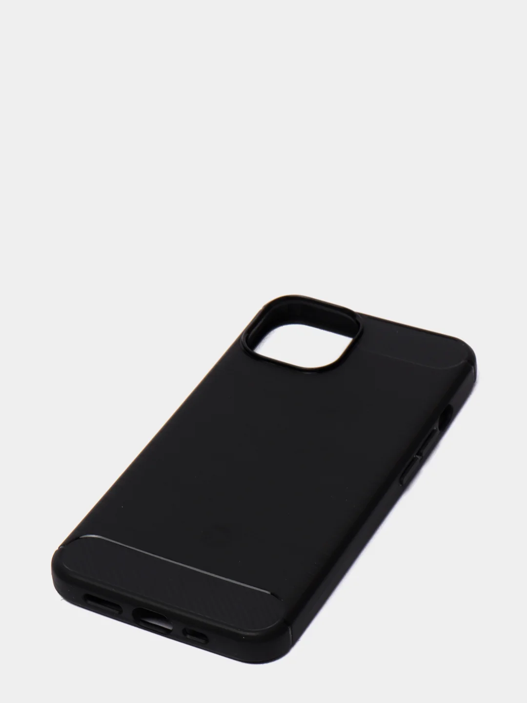Черный чехол iPhone 13, 13 Pro, 13 Pro Max, 12 mini имитация под карбон