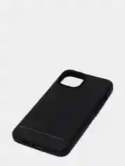 Черный чехол iPhone 13, 13 Pro, 13 Pro Max, 12 mini имитация под карбон