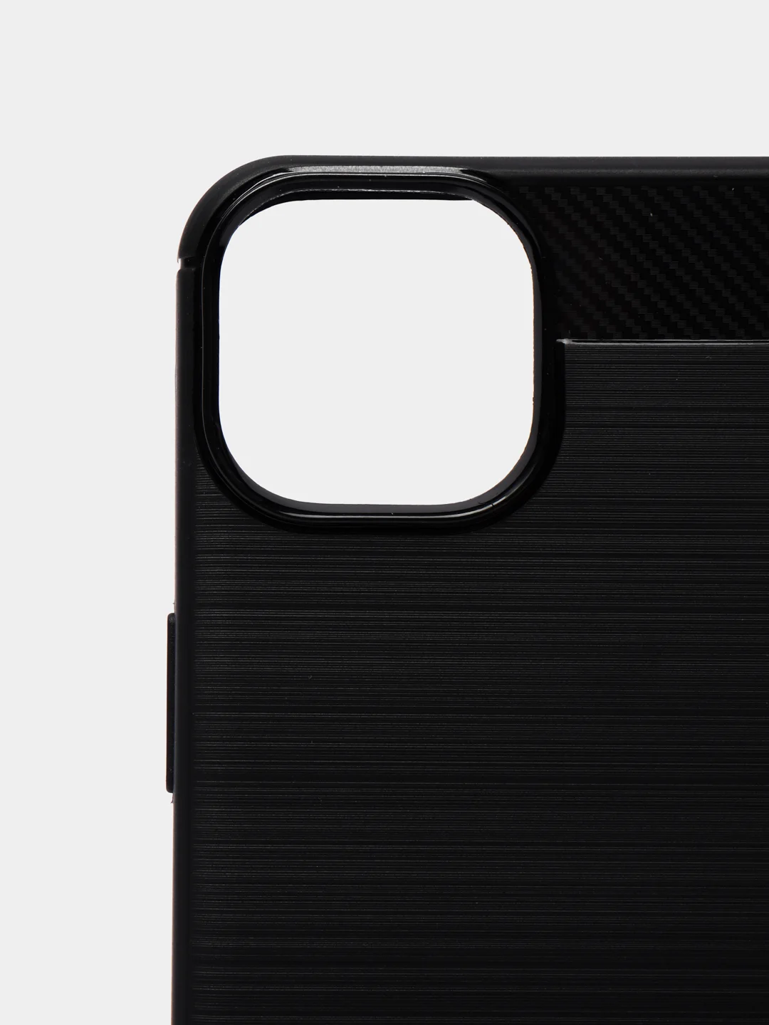 Черный чехол iPhone 13, 13 Pro, 13 Pro Max, 12 mini имитация под карбон