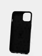 Черный чехол iPhone 13, 13 Pro, 13 Pro Max, 12 mini имитация под карбон