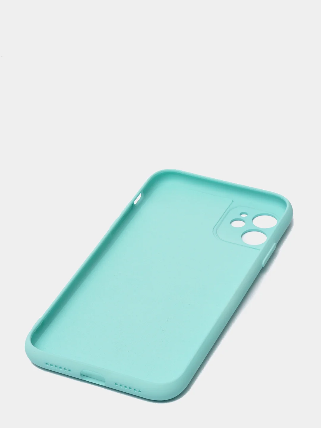 Бежевый чехол iPhone 11 13 12 Pro Mini силиконовый ( Айфон Про Мини )