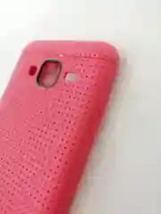 Алый силиконовый усиленный Samsung J3 16