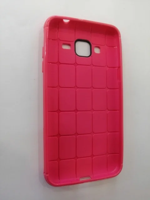 Алый силиконовый усиленный Samsung J3 16