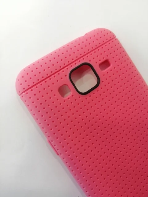 Алый силиконовый усиленный Samsung J3 16