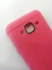Алый силиконовый усиленный Samsung J3 16