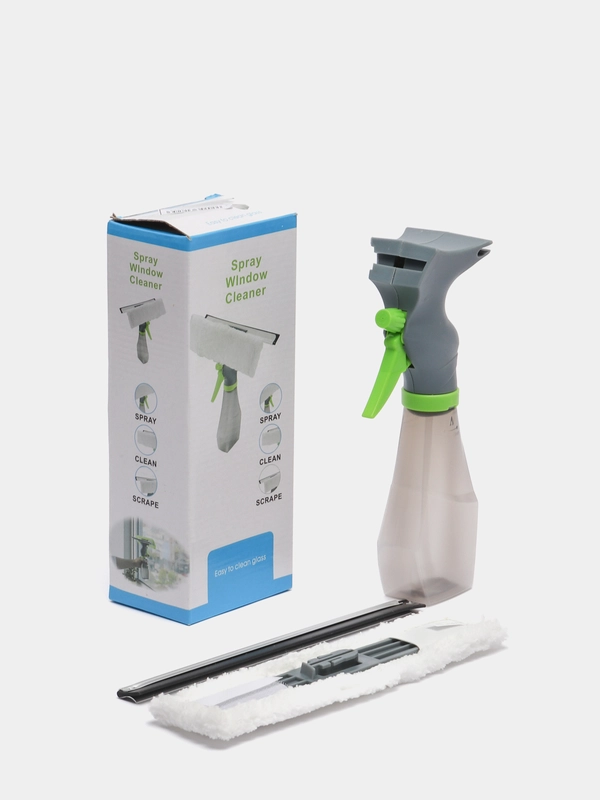 Щетка-водосгон для окон Spray Window Cleaner, с распылителем