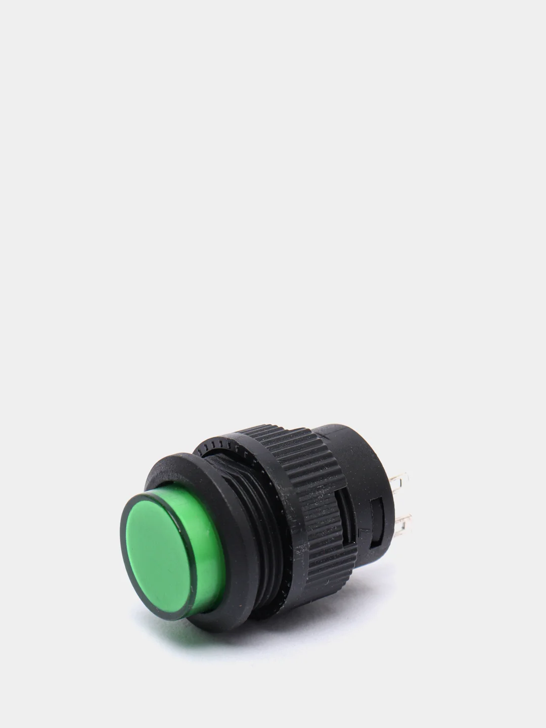 5 штук Кнопка R16-503BD-G без фиксациии подсветка 3VDC (3A 250VAC) зеленая